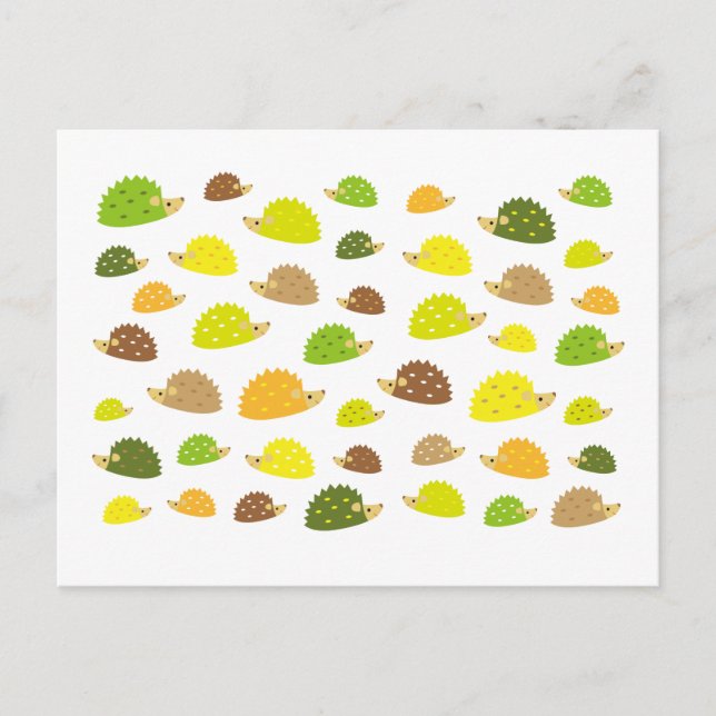 Igel Postkarte (Vorderseite)