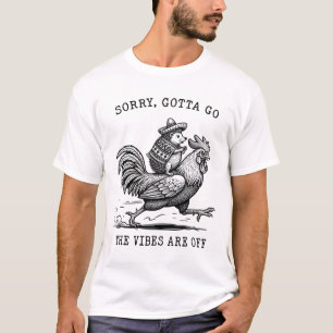 Igel Reitender Huhn Tut Mir Leid Müssen Los Vibes T-Shirt