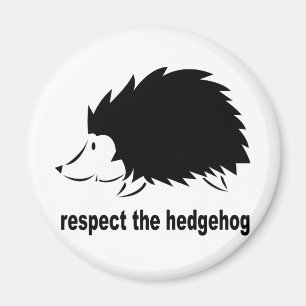 Igel - Respektiere den Igel Magnet