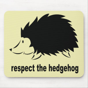 Igel - respektieren Sie den Igel Mousepad