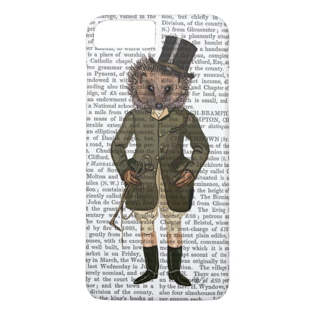 Igel Rider Full Case-Mate iPhone Hülle (Rückseite)