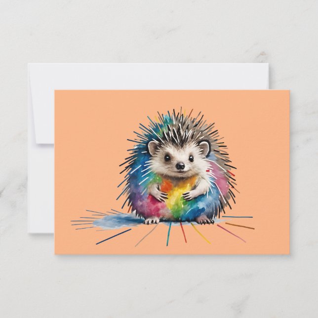 Igel Save The Date (Vorderseite)