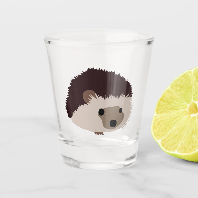 Igel - Schuss-Glas Schnapsglas (Vorderseite)