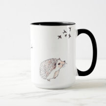 Igel sehnt sich Tasse
