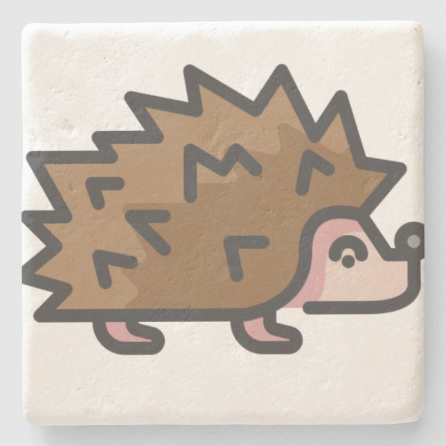 Igel Steinuntersetzer (Vorderseite)