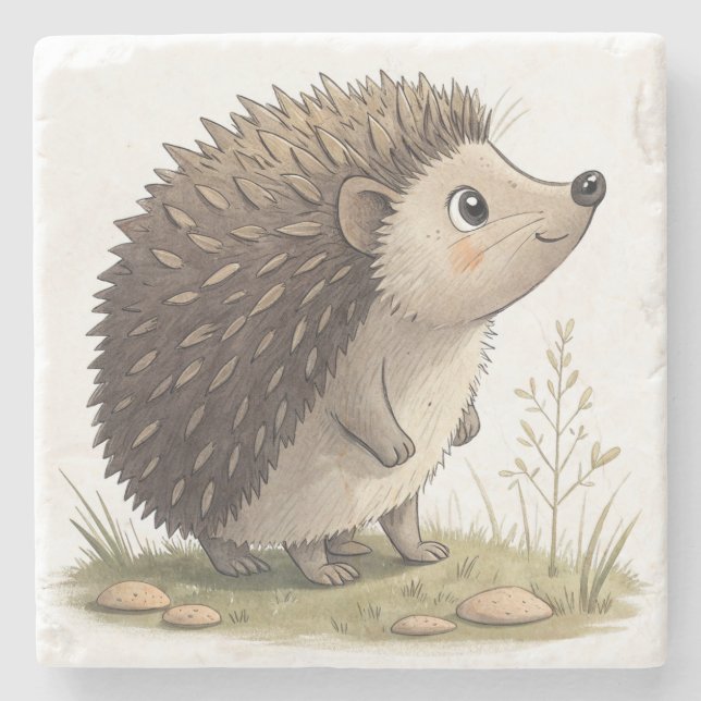 Igel Steinuntersetzer (Vorderseite)