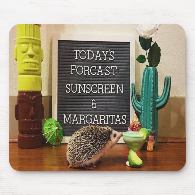 Igel Sunscreen und Margaritas Mousepad (Vorne)