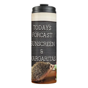 Igel Sunscreen und Margaritas Thermosbecher