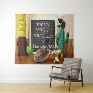Igel Sunscreen und Margaritas Wandteppich