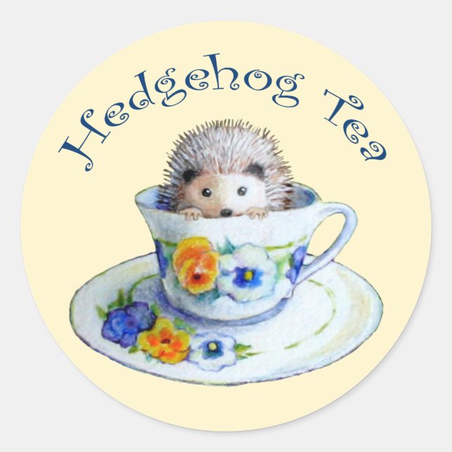 Igel Tea Stickers (Vorderseite)