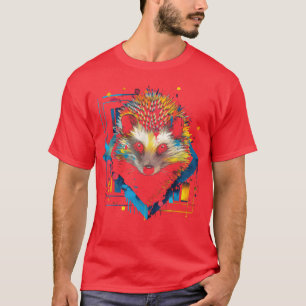 Igel Tier Zoo Kunst Mädchen T-Shirt