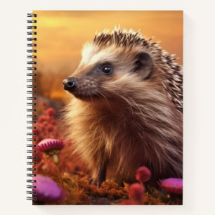 Igel Tierwelt Wildnis Kunst, Dichtung und Musik Notizbuch