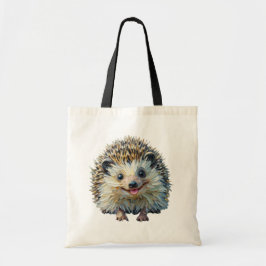 Igel Tote Tag Ölgemälde Tragetasche
