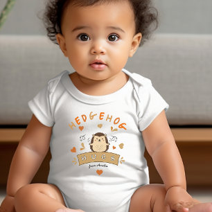 Igel Umarmungen – Süße Personalisierte Baby Bodysu Strampler