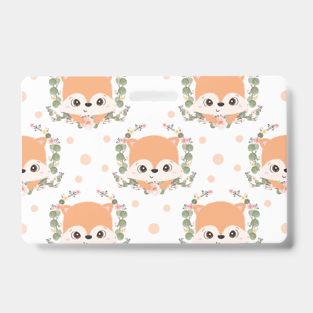 Igel und Blume Tattoo Ausweis (Vorderseite)