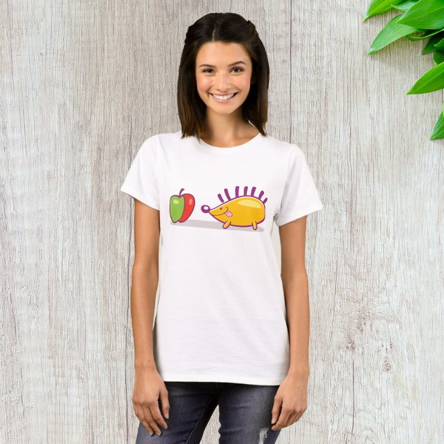 Igel Und Ein Apfel T-Shirt (Von Creator hochgeladen)