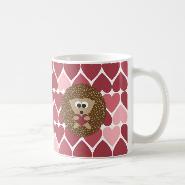 Igel und Herz Tasse (Rechts)