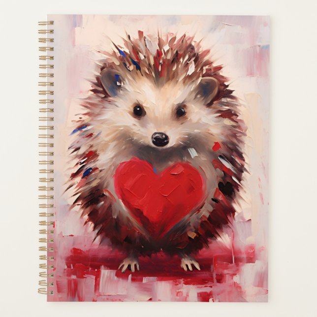 Igel Valentinstag Planer (Vorderseite)