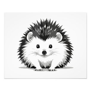 Igel Vector Graphic Art Portrait Animal Spirit Fotodruck