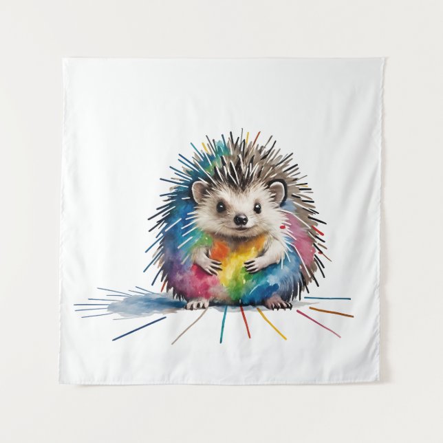 Igel Wandteppich (Vorderseite)