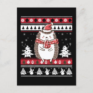 Igel Weihnachten Postkarte