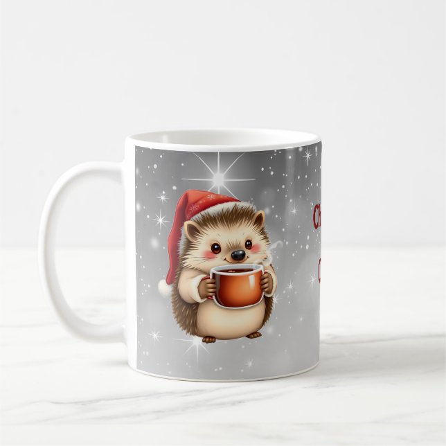 Igel-Weihnachtskaffee  Kaffeetasse (Links)