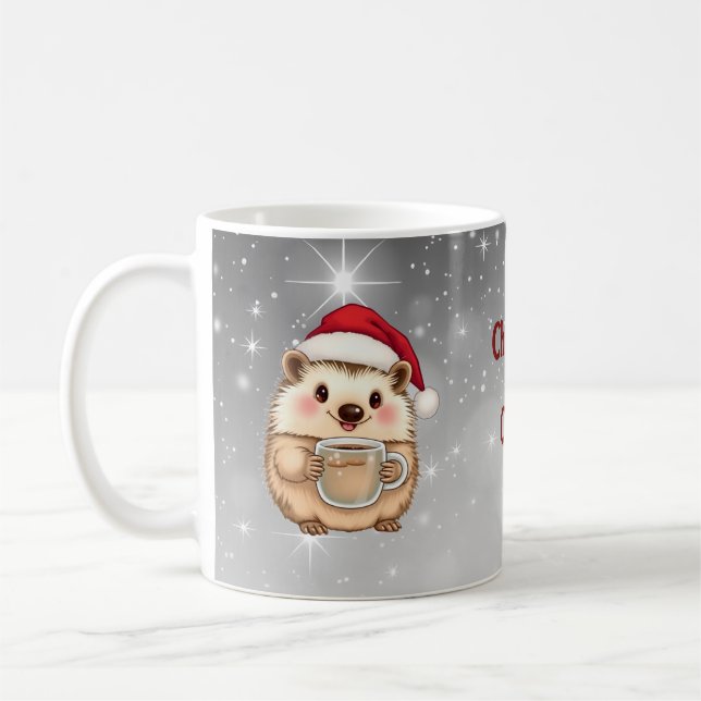 Igel-Weihnachtskaffee  Kaffeetasse (Links)