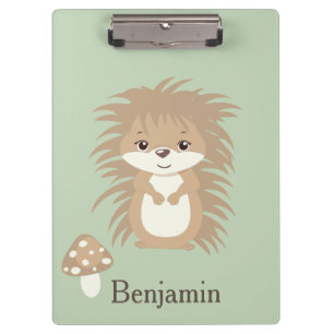 Igel Woodland Animal Klemmbrett