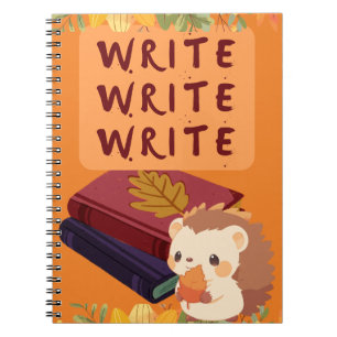 Igel Writing Notebook for Writers and Authors Notizblock