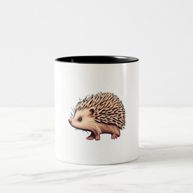 Igel Zweifarbige Tasse (Mittel)