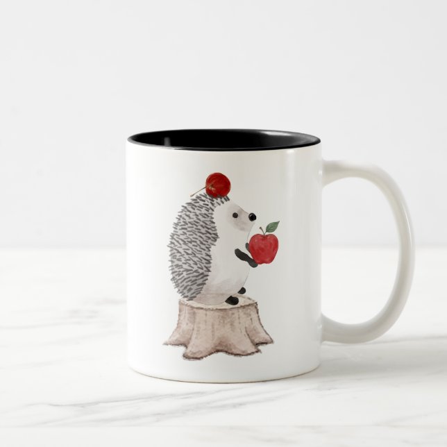 Igel Zweifarbige Tasse (Rechts)