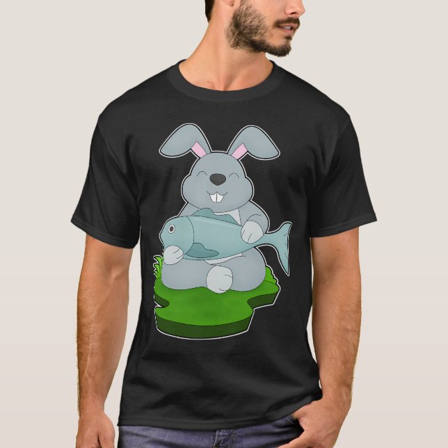 Igelfischer Angelrute T-Shirt (Vorderseite)