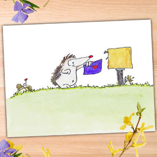 IGELPOST von Nicole Janes Postkarte