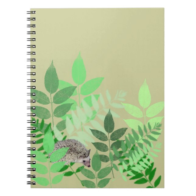 Igels-Garten-Notizbuch Notizblock (Vorderseite)