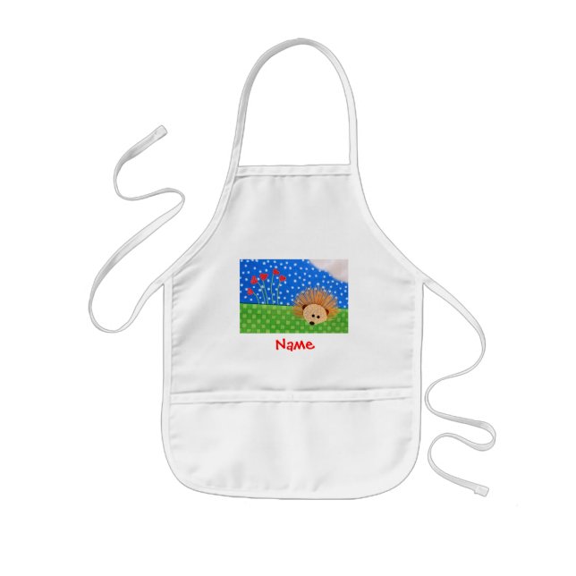 Igels-Herzen! Kinderschürze (Vorne)