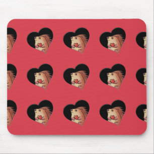 Igels-Herzen Mousepad