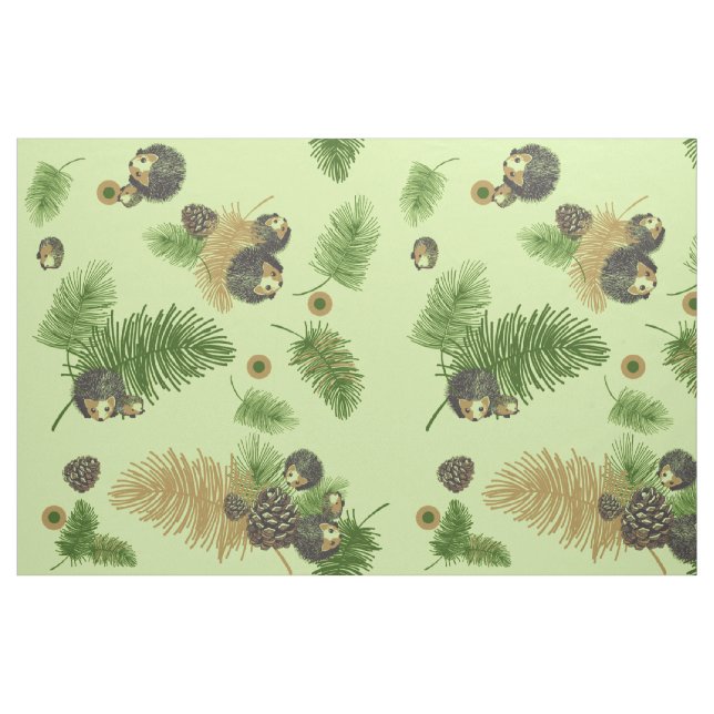 Igels- und Pineconesgewebe Stoff (Fat Quarter (45,7 x 55,9 cm))