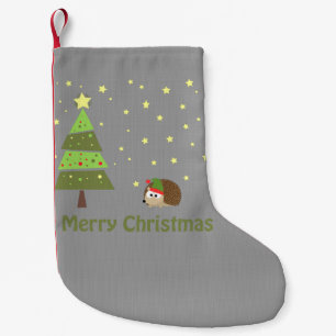 Igels-Weihnachtsszene Kleiner Weihnachtsstrumpf