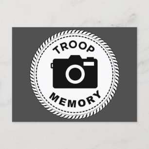 IGGPPCamp 2023 Troop-Memory-Postkarte Postkarte