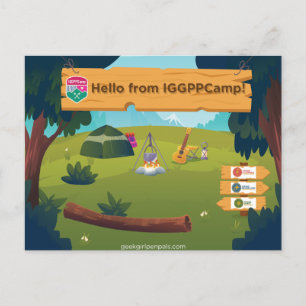 IGGPPCamp Grüße Postkarte