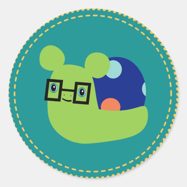 IGGPPCamp Schneckenkleber Runder Aufkleber (Vorderseite)