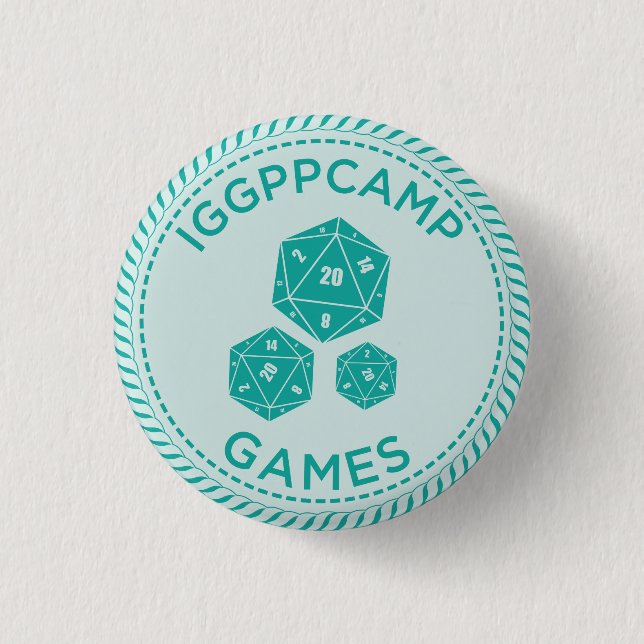 IGGPPCamp Spiel-Abzeichen Button (Vorderseite)