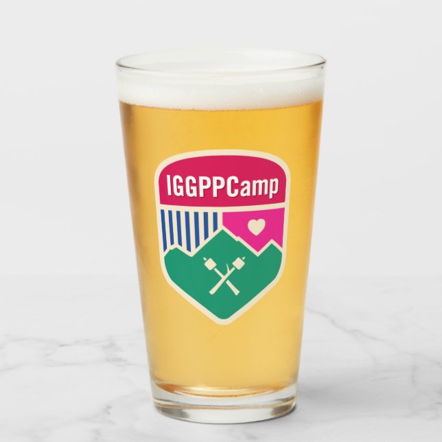 IGGPPCamp Tumbler-Bierglas Glas (Vorne (Gefüllt))
