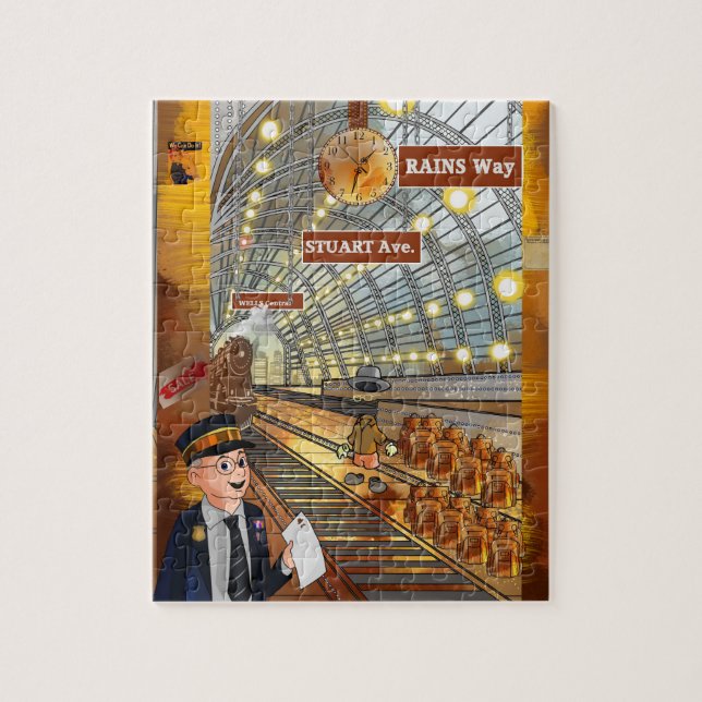 Iggy der unsichtbare Junge  Puzzle (Vertikal)