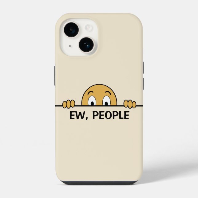 Igitt Leute iPhone Hülle (Rückseite)