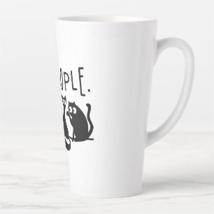 Igitt Leute Lustige Miauende Schwarze Katzen  Milchtasse