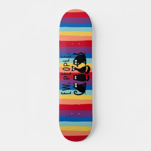 Igitt Leute Lustige Miauende Schwarze Katzen Skateboard