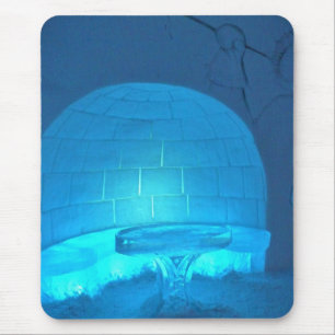 Iglu Room im Hotel de Glace, Quebec, Kanada Mousepad