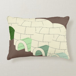 Iglu-Thema Dekokissen