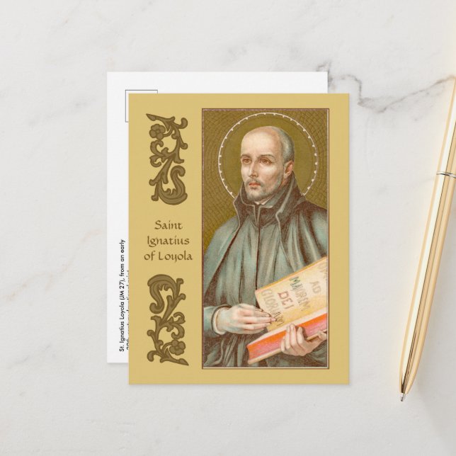 Ignatius Loyola (JM 27) Postkarte (Vorderseite/Rückseite Beispiel)